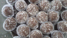 Brigadeiro light com ingredientes caseiros