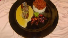 Filé mignon suino ao molho de caju