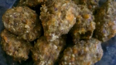 Bolinho de forno de batata doce e proteína de soja (com aveia e tapioca)