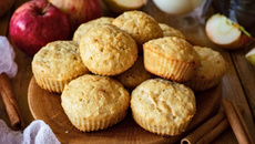 Muffin de banana ou maçã sem glúten