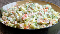 Salada de maionese tradicional