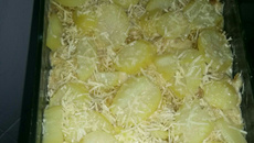 Filé de sobrecoxa com creme de leite