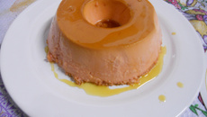 Pudim de leite condensado com creme de leite