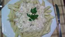 Macarrão ao Molho Branco Nobre