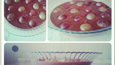 Torta bombom de uvas