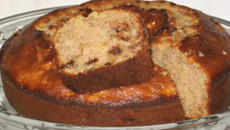 Bolo especial de maçã