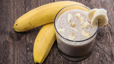 Shake proteico de banana