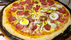 Massa pizza para poucas pessoas