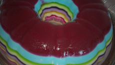 Gelatina multicolorida da Lu