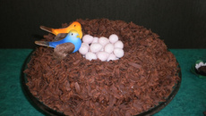 Bolo ninho de passarinho