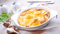 Batata Gratinada com Requeijão