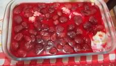 Pavê de Morango com Gelatina