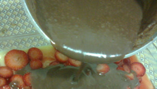 Pavê de morango da Bethy