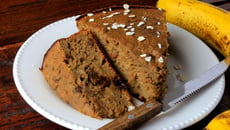 Bolo de banana sem glúten