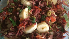 Carne-seca com cará