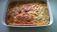 Souflé delicioso de espinafre sucesso garantido