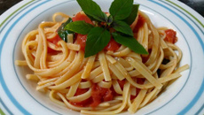 Linguine à la marguerita