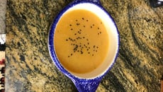 Sopa de berinjela e abobrinha