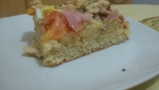 Focaccia com cobertura