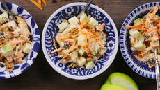 Salpicão com maçã verde