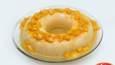 Pudim Gelado de Pêssego Áurea