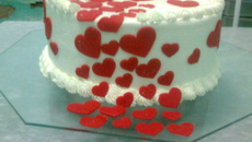 Bolo decorado com pasta americana