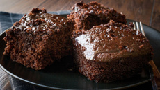 Bolo de chocolate quente