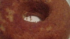 Bolo de banana com canela