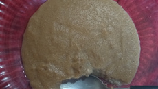 Mingau de farinha de mandioca