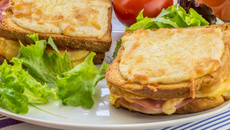 Sanduíche de pão de forma