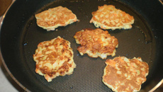 Bolinhos de ricota e vegetais