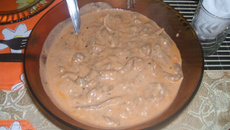 Estrogonofe de carne
