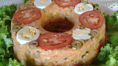 Cuscuz mole de farinha de milho