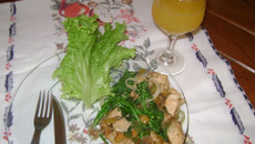 Frango com brócolis