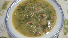 Caldo verde cremoso