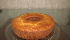 Bolo de fubá da Nicolle