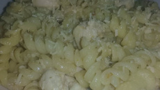 Macarrão com molho de vinagre