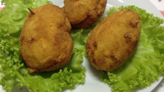 Batata frita recheada