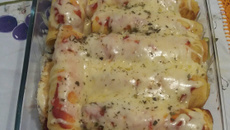 Recheio de frango para panquecas