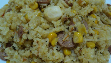 Arroz com linguiça