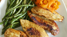 Frango grelhado com legumes Realli