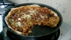 Pizza à moda de chicago