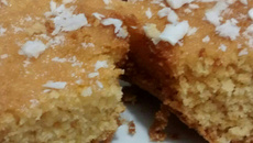 Bolo de fubá simples e gostoso