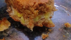 Bolo de banana integral sem lactose