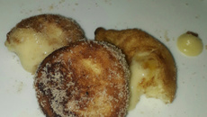 Bolinhos de chuva com banana