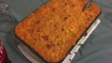 Arroz de forno com frango cremoso