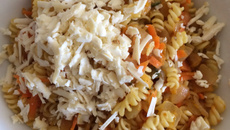 Macarrão com legumes da canastra