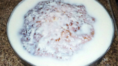 Bolo encharcado de coco