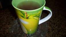 Chá de casca de maçã