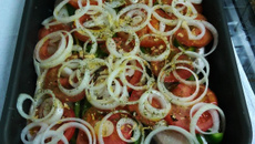 Cação assado da Lu